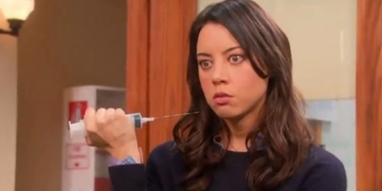 Aubrey Plaza in Parks and Recreation 