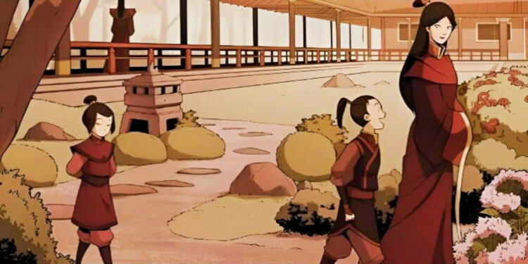 Ursa, Zuko, and Azula in Avatar – The Search