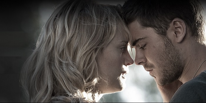 Zac Efron and Taylor Schilling in The Lucky One