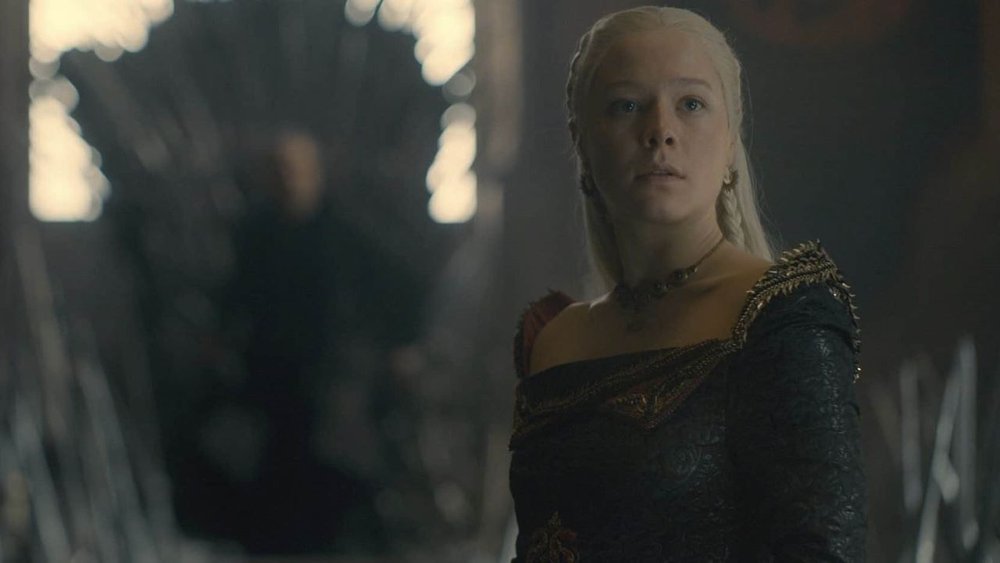 Rhaenyra Targaryen in the throne room House of the Dragon Season 2 Finale: Shifting Alliances and Betrayals