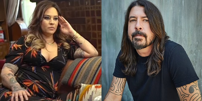 Annaliese Nielsen and Dave Grohl