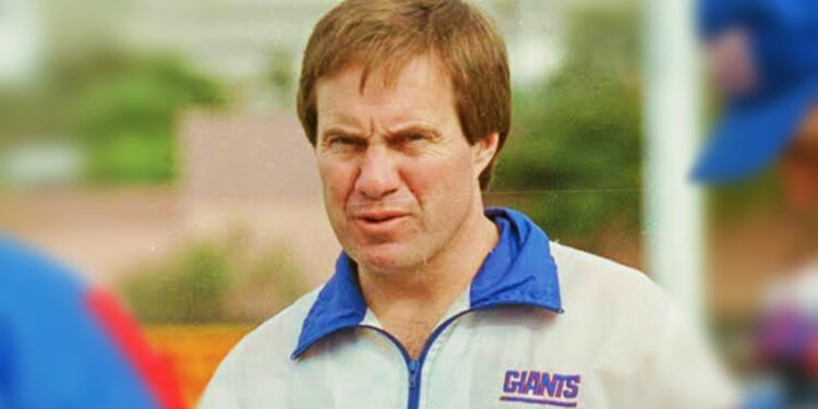 Bill Belichick as New York Giants' assistant coach