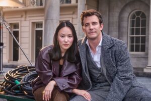 Yerin Ha and Luke Thompson for Bridgerton season 4