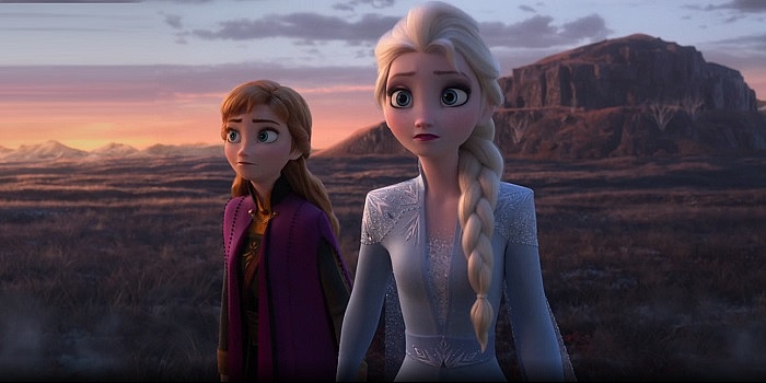 Elsa and Anna in Frozen II