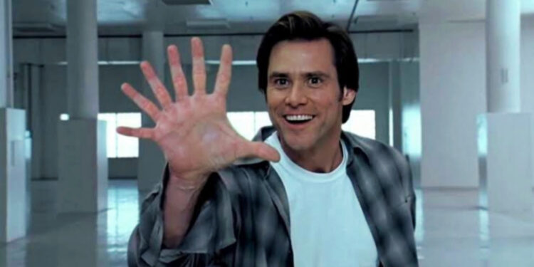 Jim Carrey in Bruce Almighty