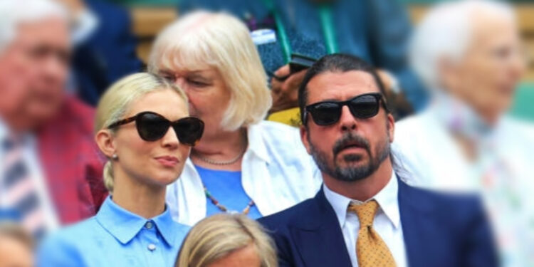 Jordyn Blum and Dave Grohl at the 2024 Wimbledon