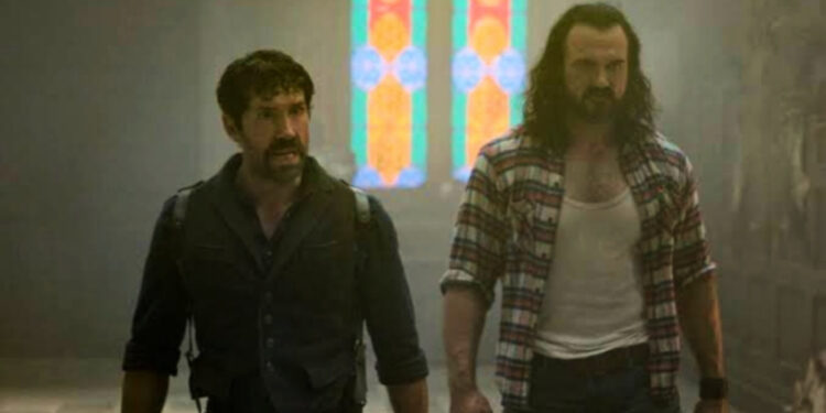 Scott Adkins and Drew McIntyre in The Killer's Game