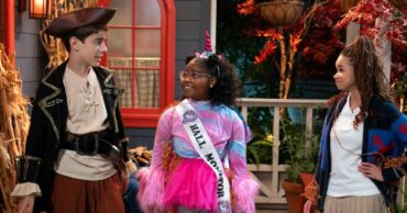 Alkaio Thiele, Taylor Cora, and Janice LeAnn Brown in Wizards Beyond Waverly Place (2024)