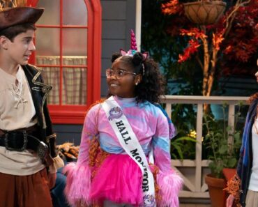 Alkaio Thiele, Taylor Cora, and Janice LeAnn Brown in Wizards Beyond Waverly Place (2024)