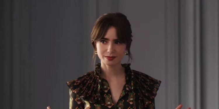 Lily Collins as Emily in Emily in Paris