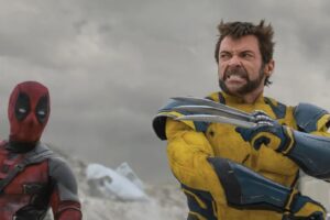 Ryan Reynolds as Deadpool and Hugh Jackman as Wolverine in Deadpool & Wolverine