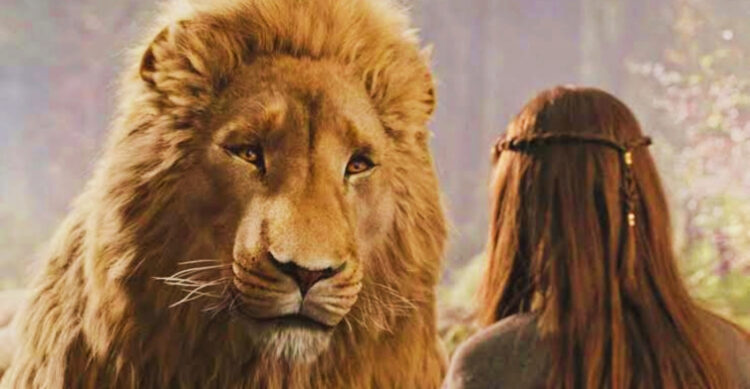 Liam Neeson as Aslan in The Chronicles of Narnia