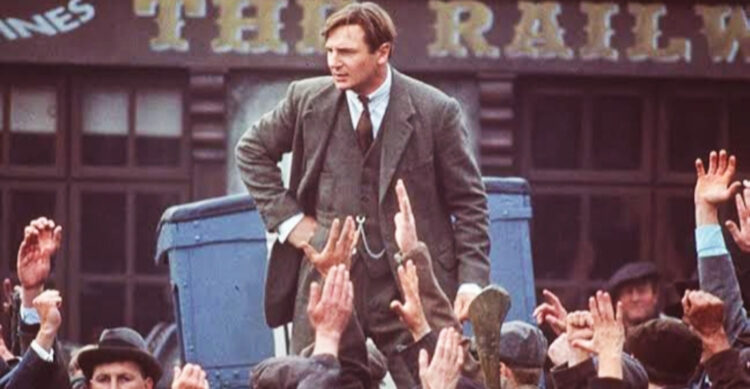 Liam Neeson in Michael Collins