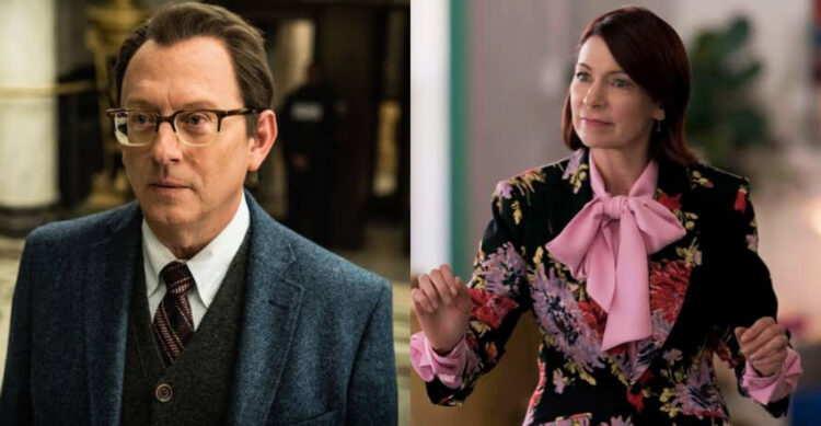 Michael Emerson and Carrie Preston