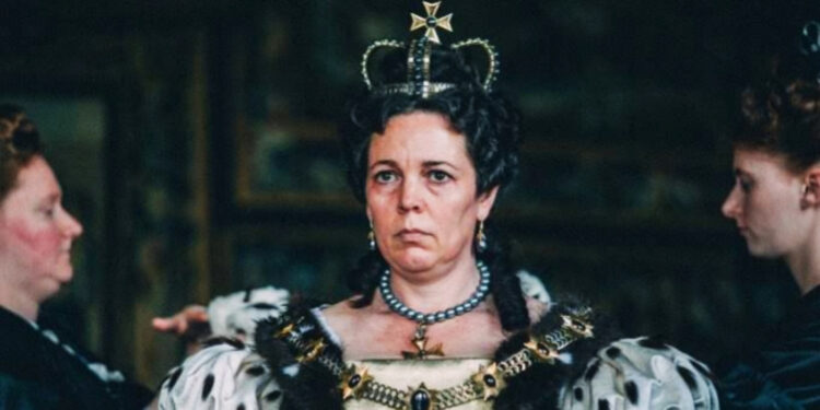 Olivia Colman in The Favourite