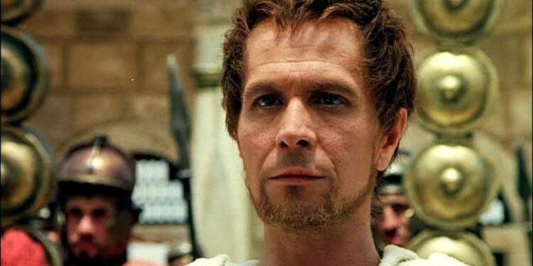 Gary Oldman as Pontius Pilate in Jesus