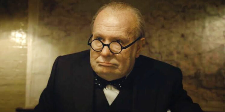 Gary Oldman as Winston Churchill in Darkest Hour