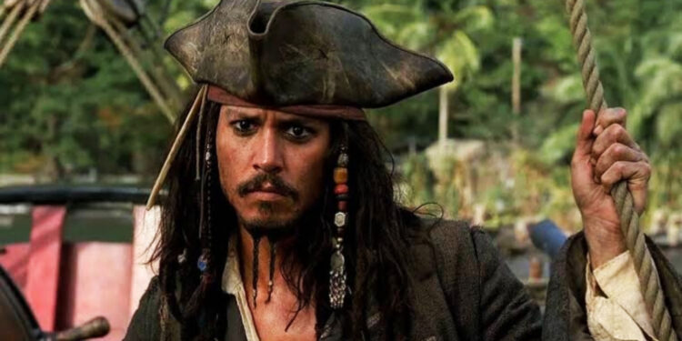 Johnny Depp in Pirates of the Caribbean