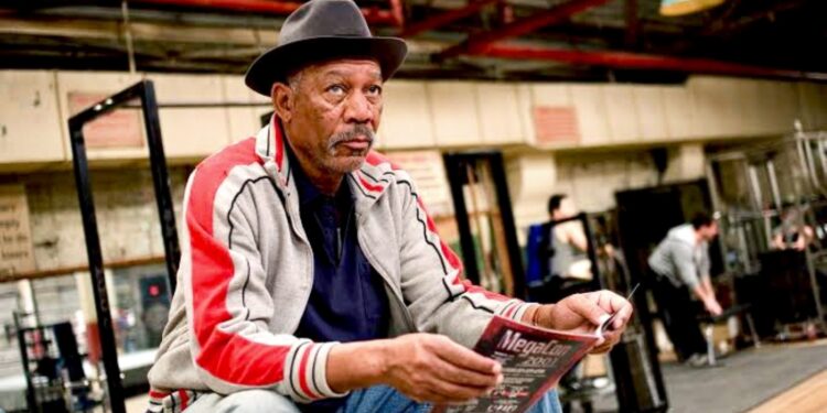 Morgan Freeman in Million Dollar Baby