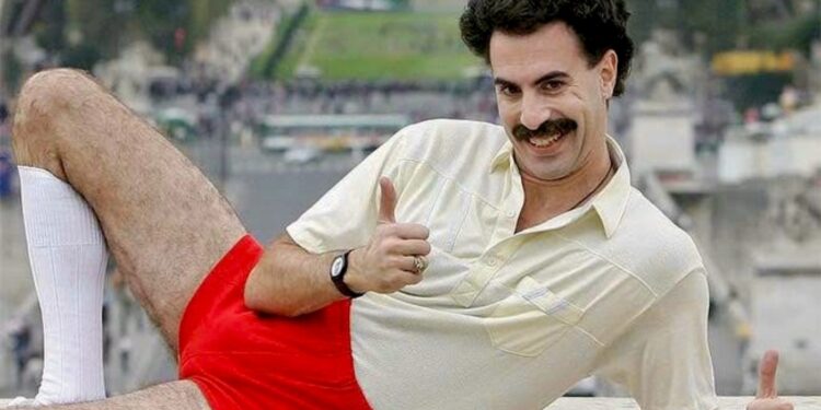 Sacha Baron Cohen as Borat