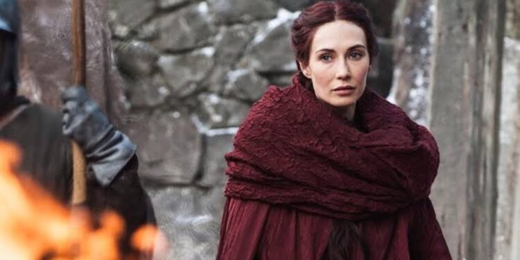 Carice van Houten in Game of Thrones