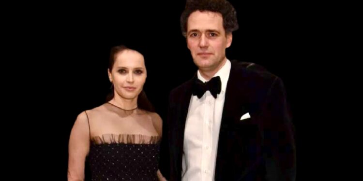 Felicity Jones and husband Charles Guard