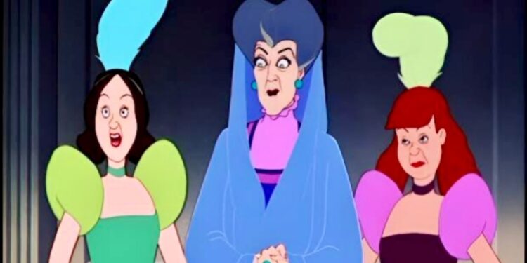 Lady Tremaine, Anastasia, Drizella in Cinderella