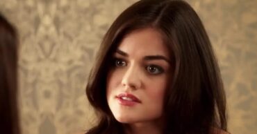 Lucy Hale as Aria Montgomery on Pretty Little Liars.