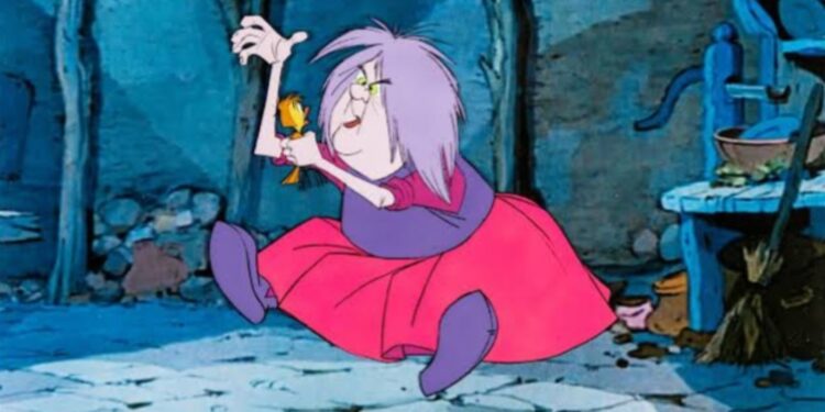 Madam Mim in The Sword in the Stone