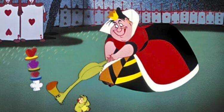 Queen of Hearts in Alice In Wonderland