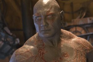 Dave Bautista as Drax in Guardians of the Galaxy