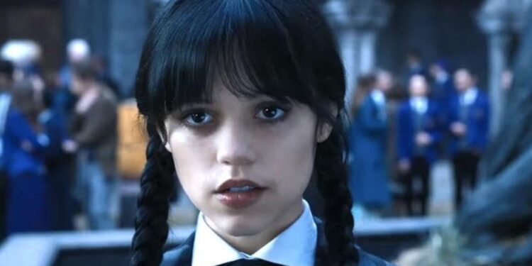 Jenna Ortega in Wednesday 