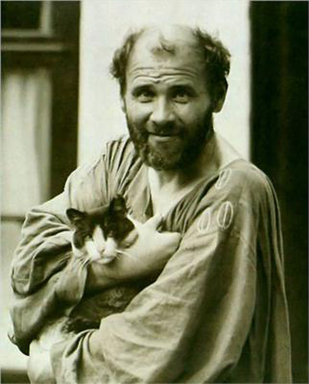 Famous Artists Photographed With Their Cats