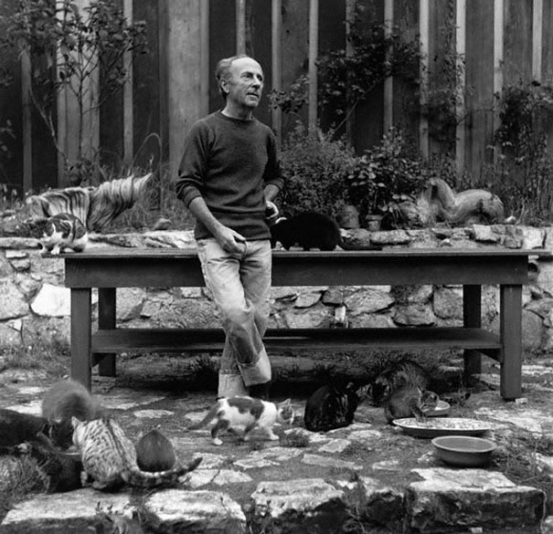 Famous Artists Photographed With Their Cats