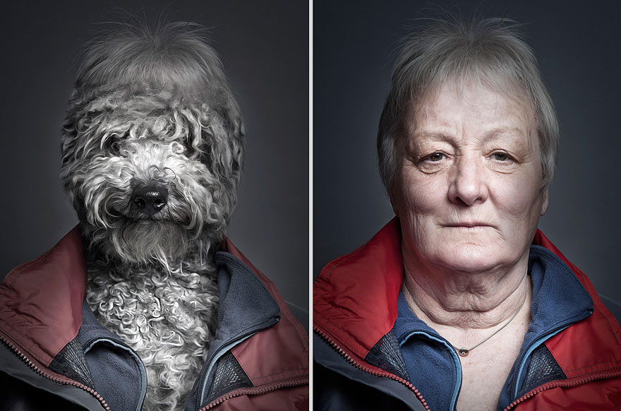 Dogs Dressed As Their Owners by Sebastian Magnani