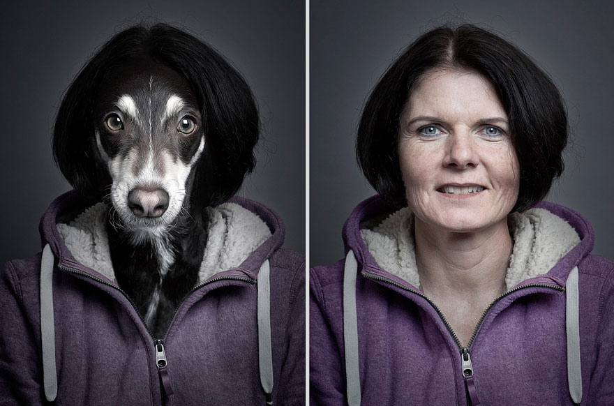 Dogs Dressed As Their Owners by Sebastian Magnani