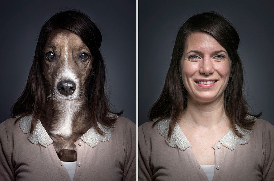 Dogs Dressed As Their Owners by Sebastian Magnani