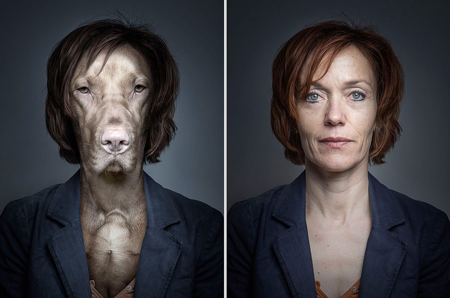 Dogs Dressed As Their Owners by Sebastian Magnani