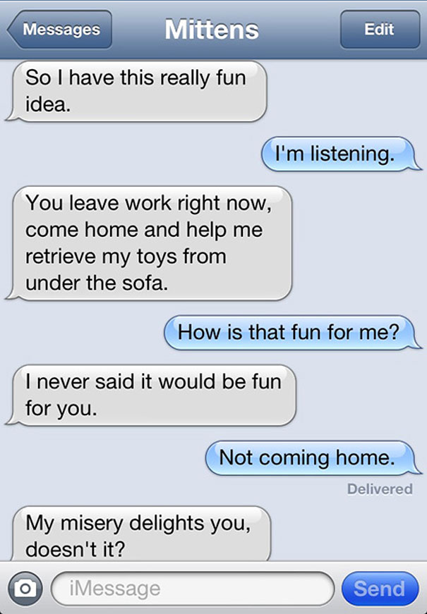 Texts From Mittens: What If Cats Could Text?
