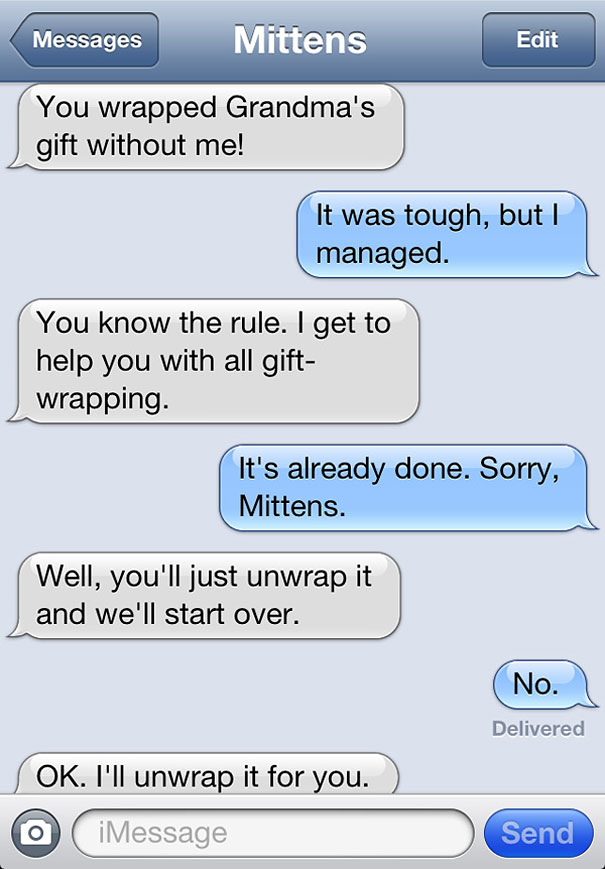 Texts From Mittens: What If Cats Could Text?
