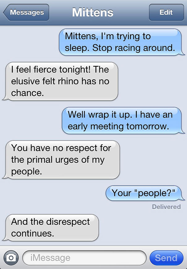 Texts From Mittens: What If Cats Could Text?