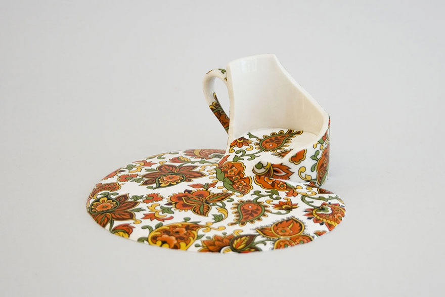 Porcelain China By Livia Marin Looks Like Melting Ice-cream