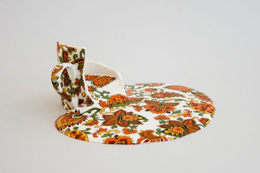Porcelain China By Livia Marin Looks Like Melting Ice-cream