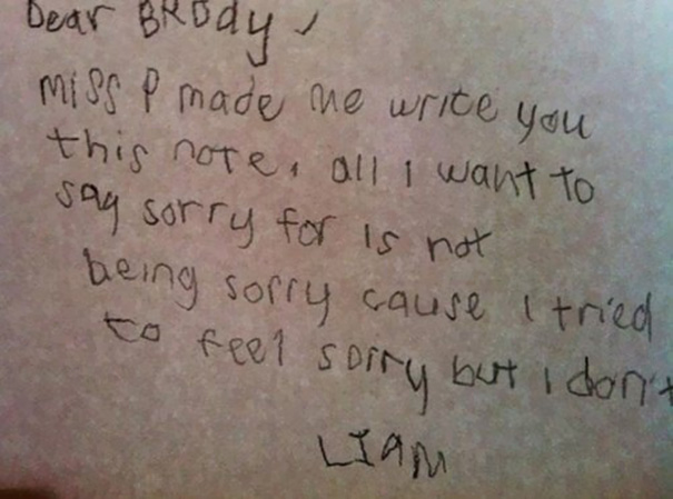 40 Hilariously Honest Notes From Kids