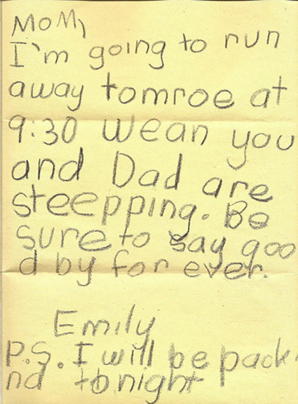 40 Hilariously Honest Notes From Kids