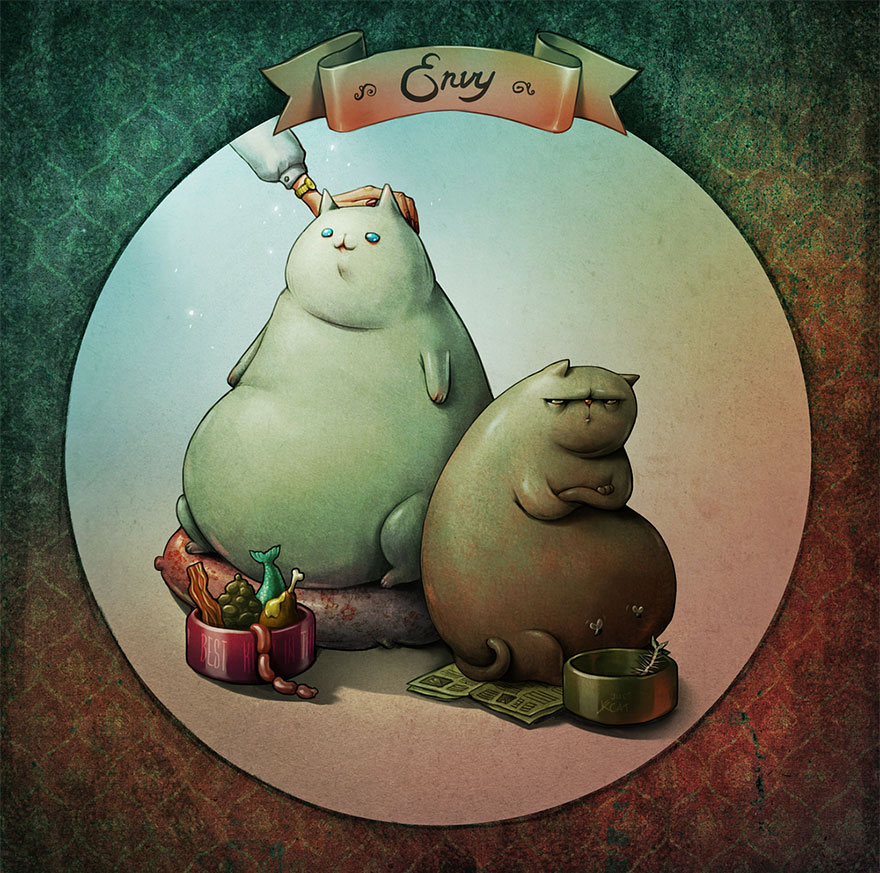 7 Deadly Catsins By Marija Tiurina