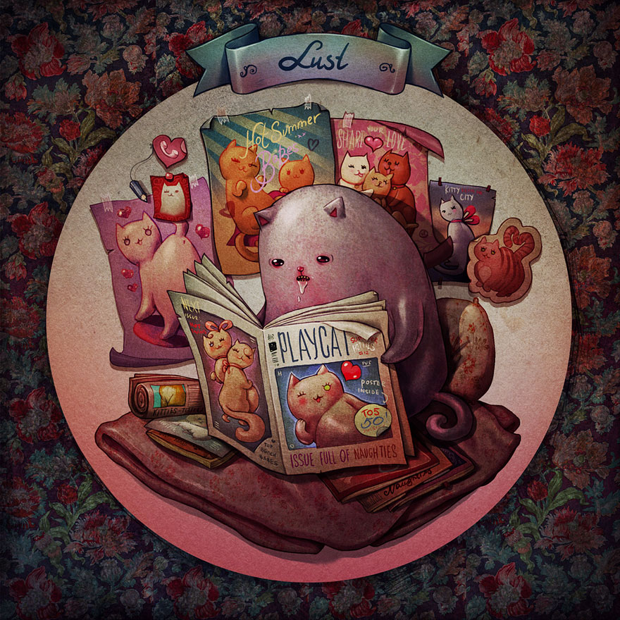 7 Deadly Catsins By Marija Tiurina