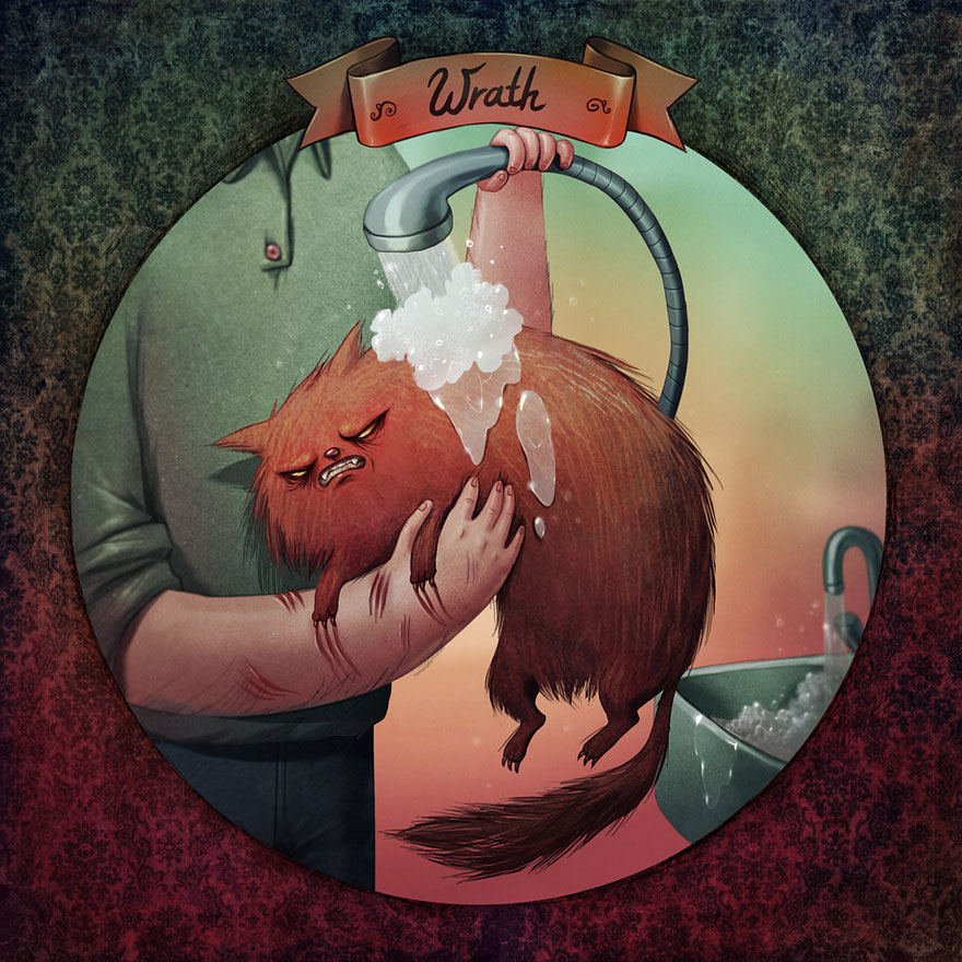 7 Deadly Catsins By Marija Tiurina