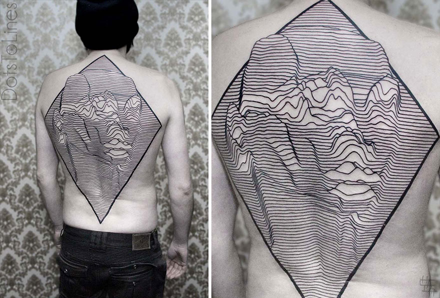 Geometric Line Tattoos By Chaim Machlev Elegantly Flow Across The Human Body