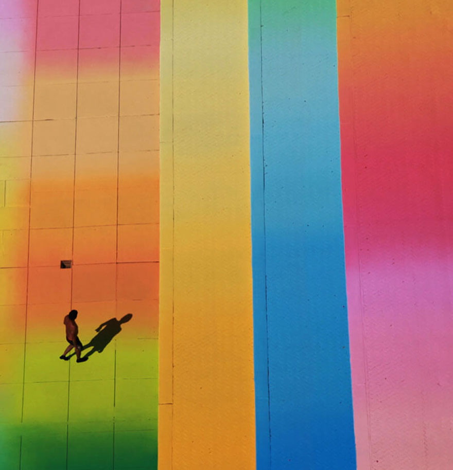 I Used 120 Gallons Of Paint To Revive An Abandoned Pool On Roosevelt Island